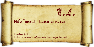 Németh Laurencia névjegykártya